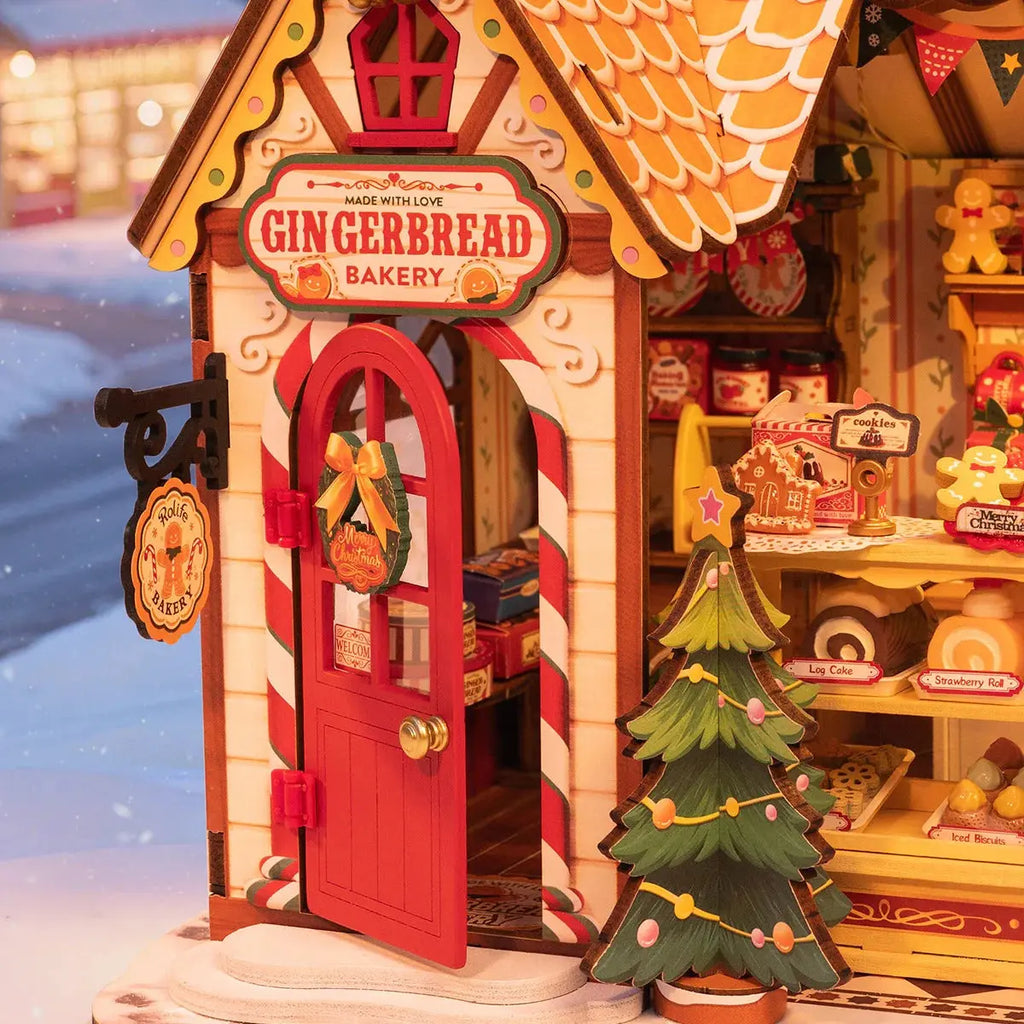 Rolife Gingerbread House DIY Miniature House Toys Quiz
