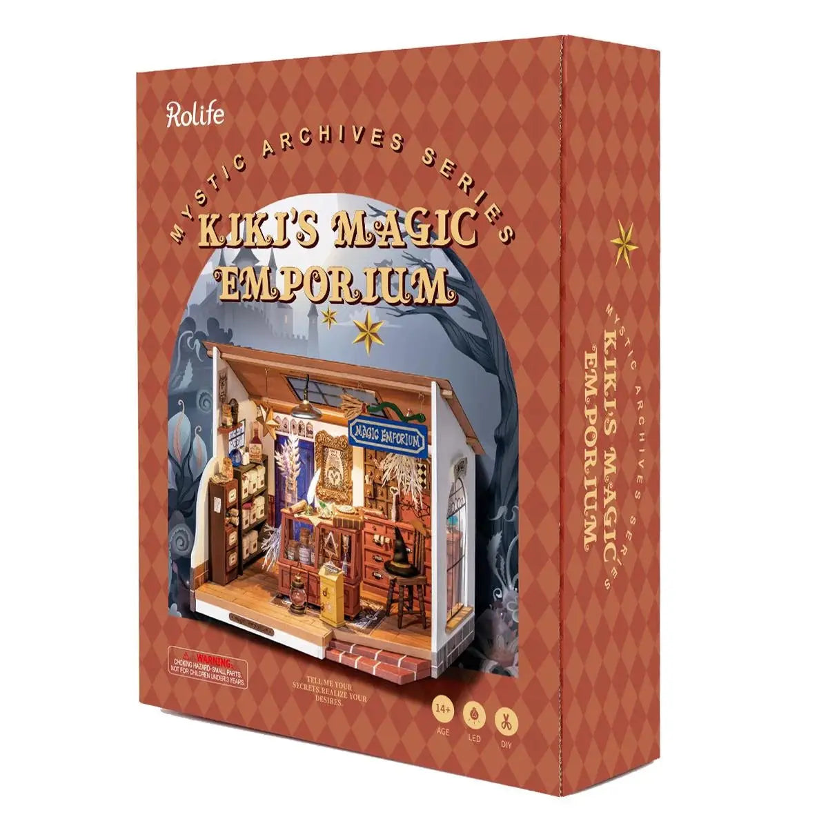 Rolife Kiki's Magic Emporium DIY Miniature House Kit Toys Quiz