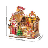 Rolife Gingerbread House DIY Miniature House Toys Quiz