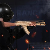ROKR AK-47 Napadení Rifle Toy Gun 3D dřevěné puzzle Toys Quiz