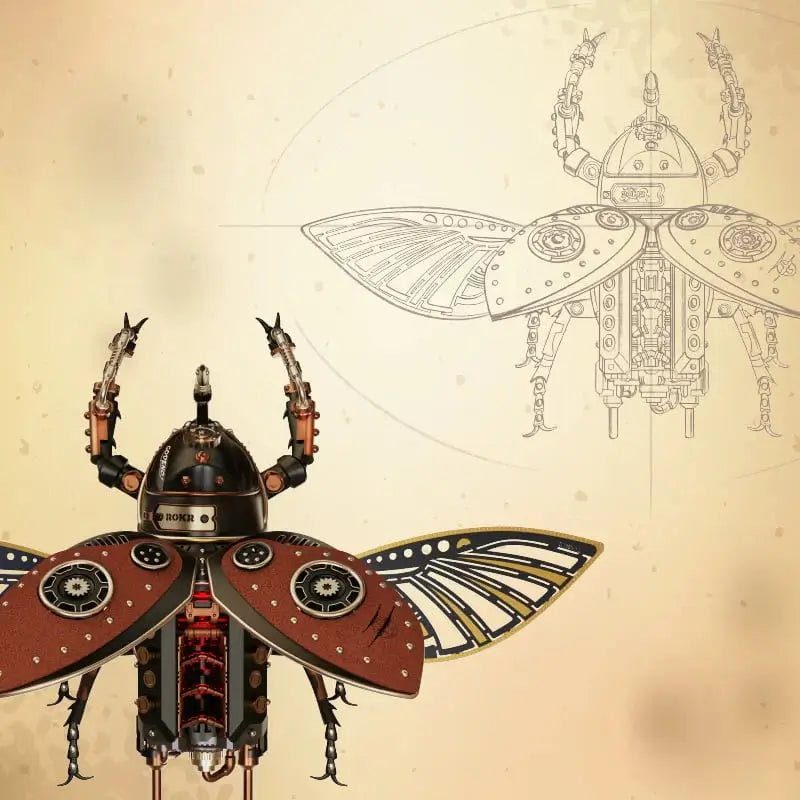 An Armored Rhinoceros Beetle Design