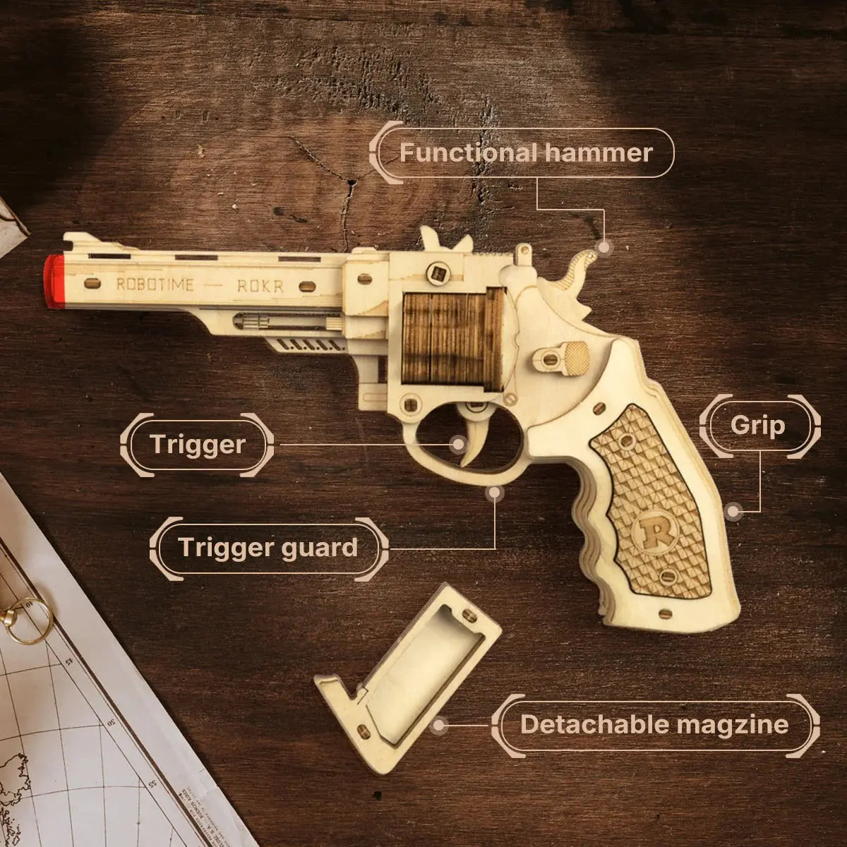 ROKR Corsac M60 Justice Guard Gun Toys Quiz