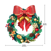 Rolife Christmas Wreath 3D Wooden Puzzle Toys Quiz
