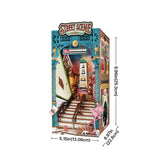 Rolife Street Scéna DIY knižní zákoutí (Book Nook) Insert Toys Quiz