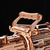 ROKR Rotating- Barrel stroj hračky Gun 3D dřevěné puzzle Toys Quiz