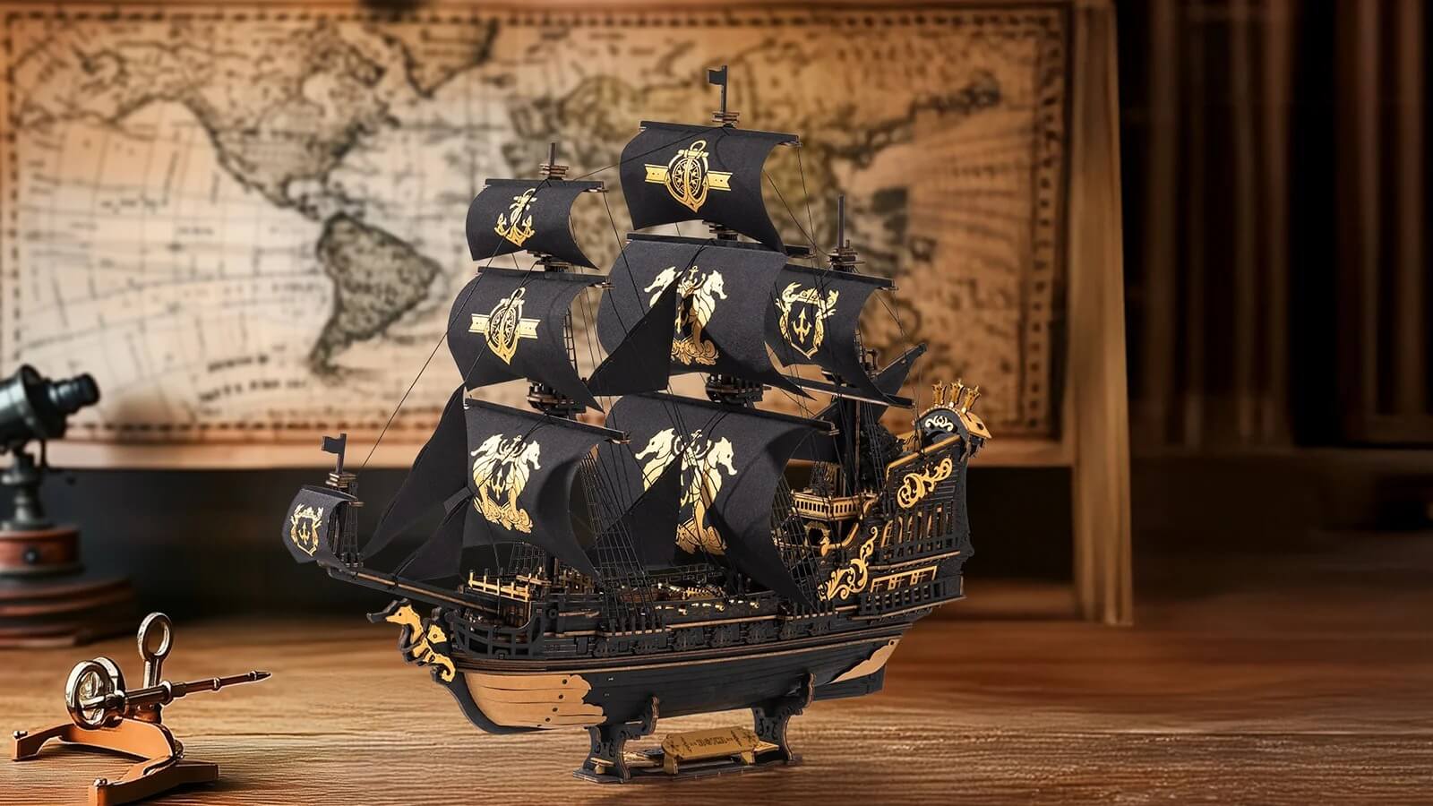 Scale model vozidlo 3D dřevěné stavebnice puzzle - Toys Quiz