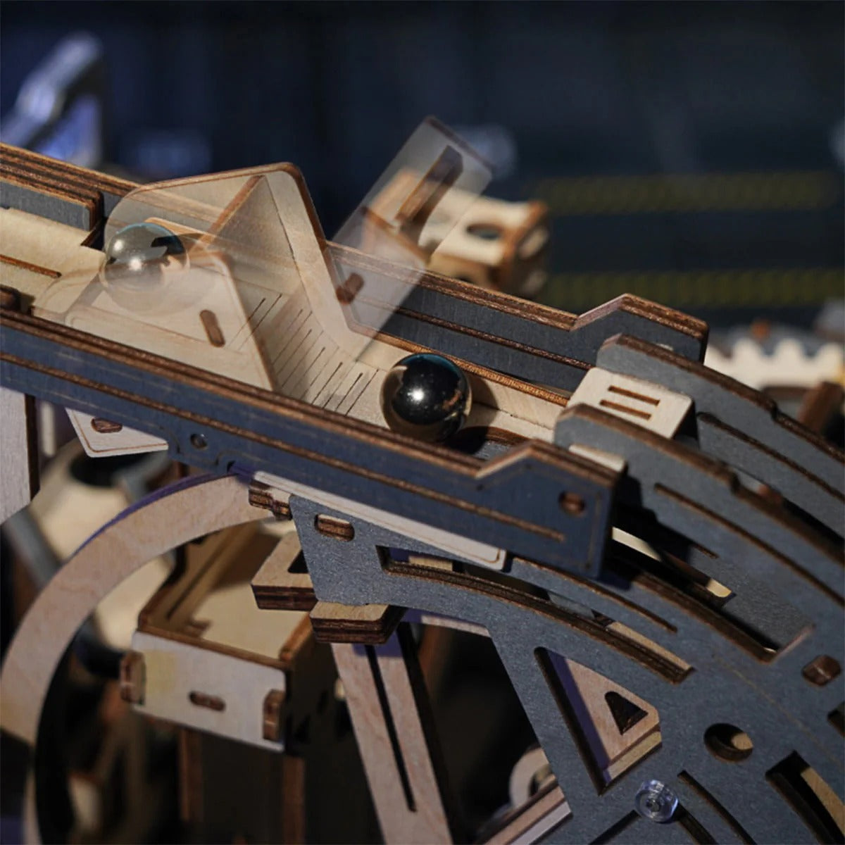 Marble Spaceport Murmelbahn 3D Holzpuzzle LGC01