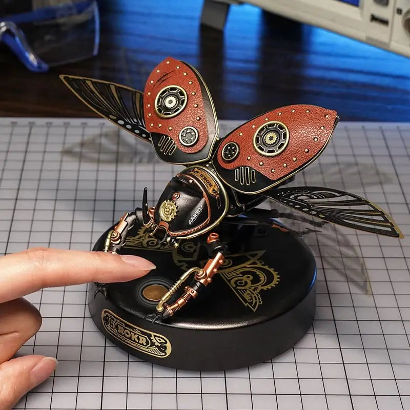 Metal-Etched Wings in Motion