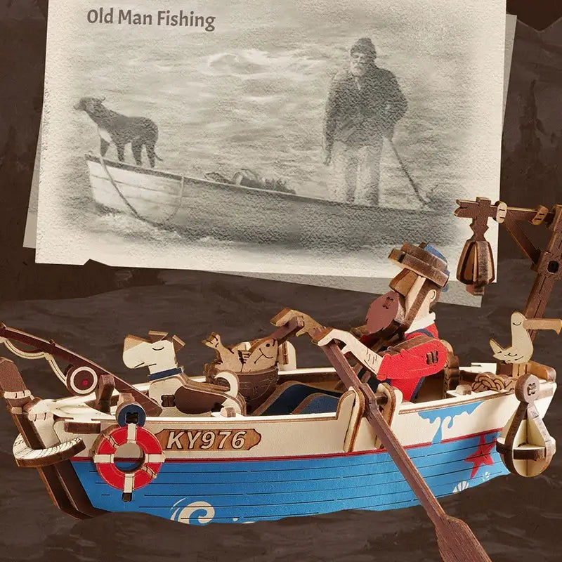 Vintage Fishing- Lodní znak