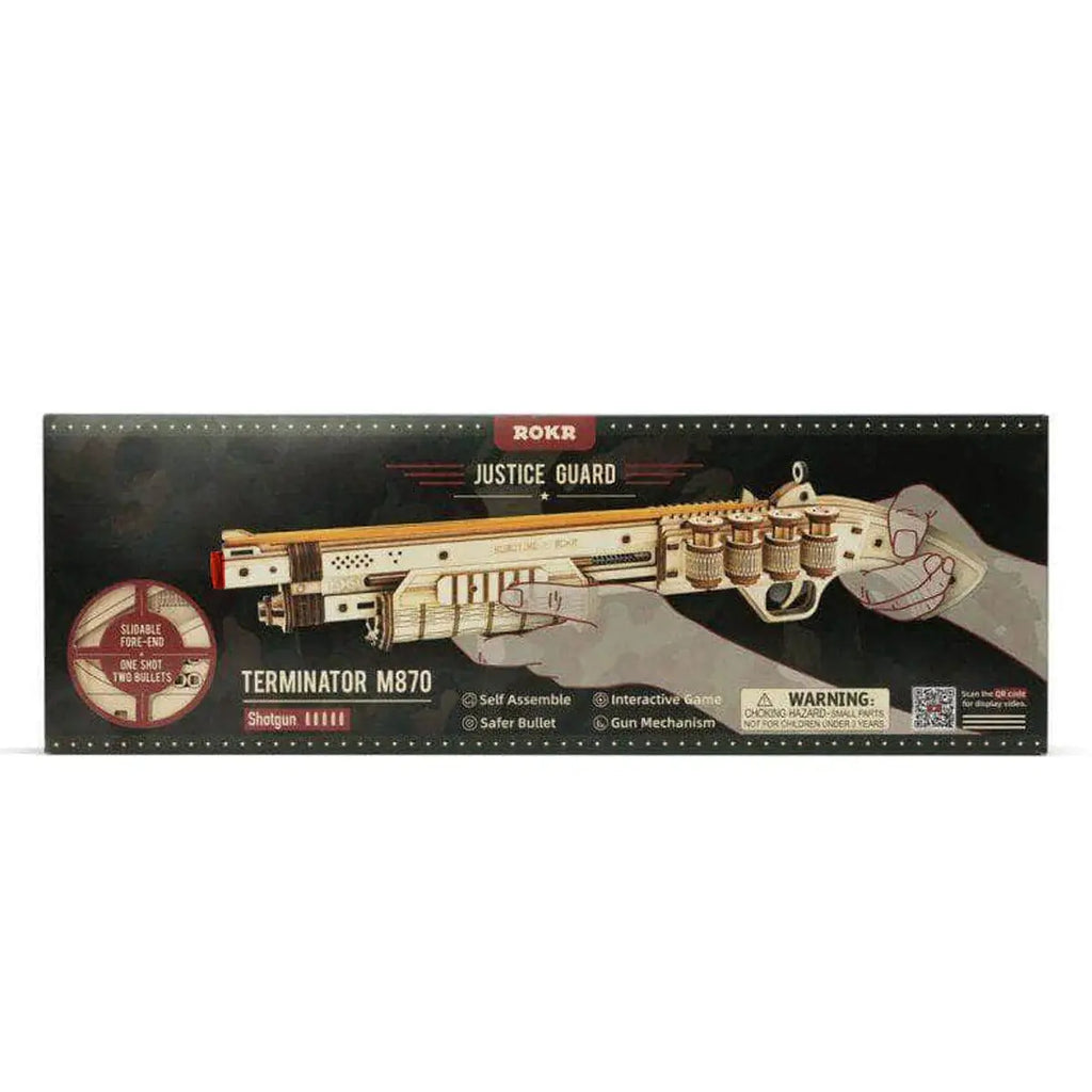 ROKR Terminator M870 Justice Guard Gun Toys Quiz
