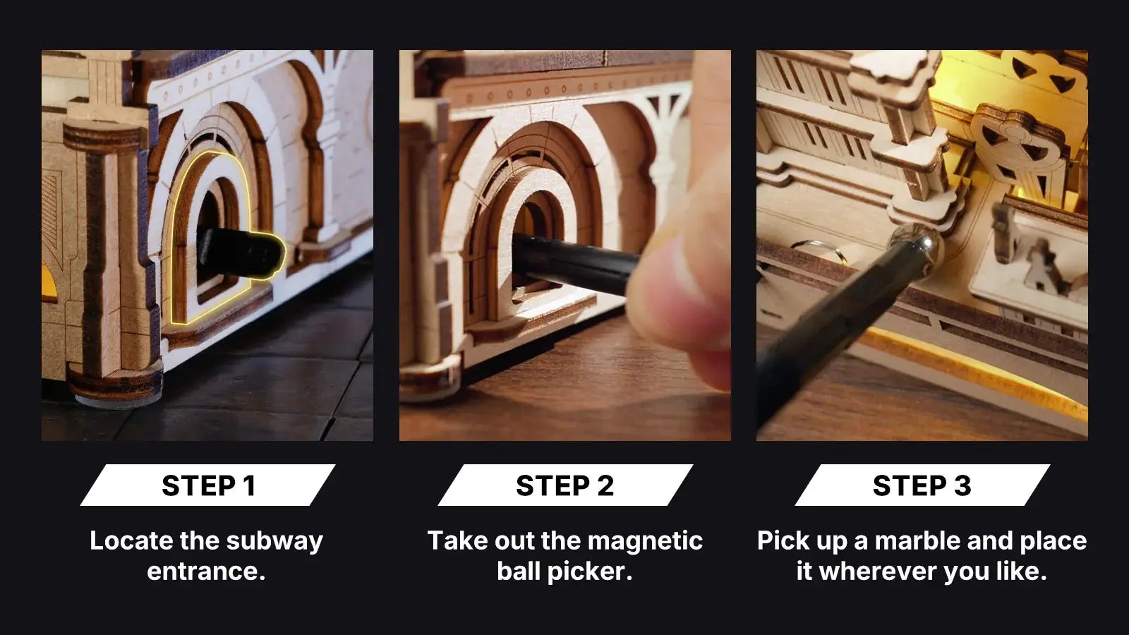 London Marble Run Kit – ROKR Marble Travel EGB01
