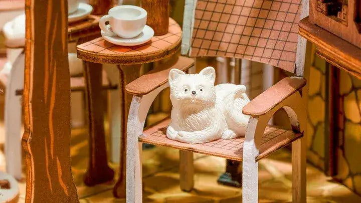 Coffee Corner with a Cat