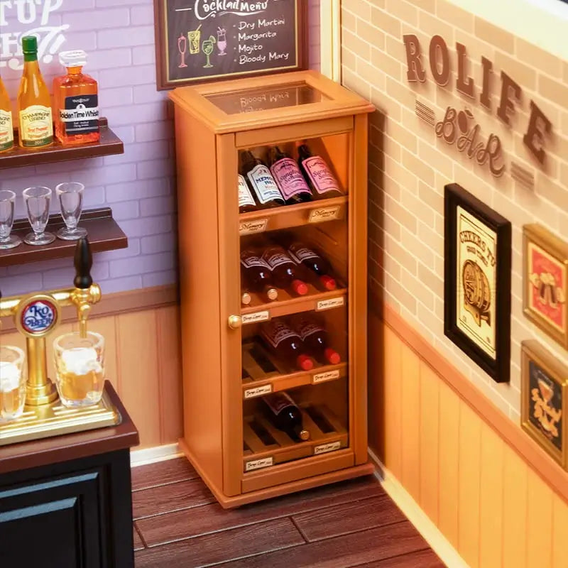 An 11-Bottle Wine Cabinet