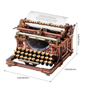 ROKR Mechanický Typewriter Dřevěný 3D Puzzle LK703C (Magic Version) ROKR