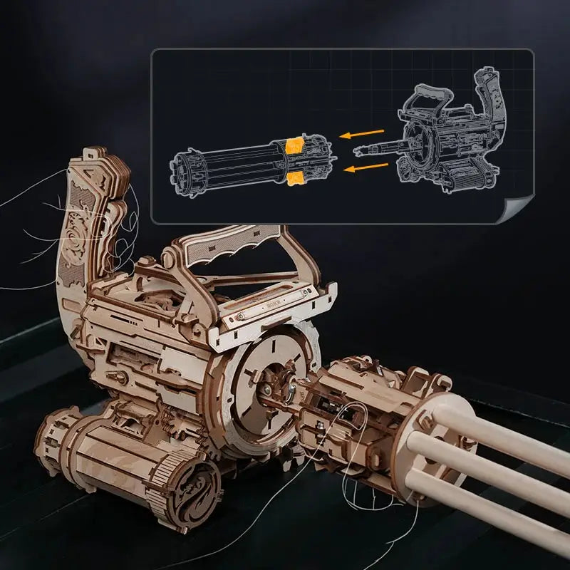 Detachable Barrel for Easier Loading