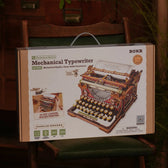 ROKR Mechanický Typewriter Dřevěný 3D Puzzle LK703C (Magic Version) ROKR