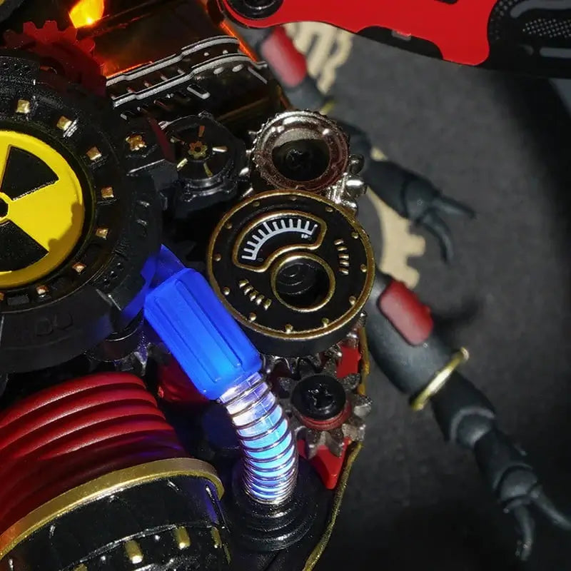 Reactor Core and Pressure Gauge