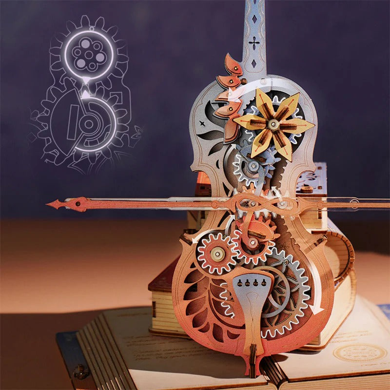 ROKR Symphony of Gorgeous Dreams Mechanical Music Box 3D Wooden Puzzle