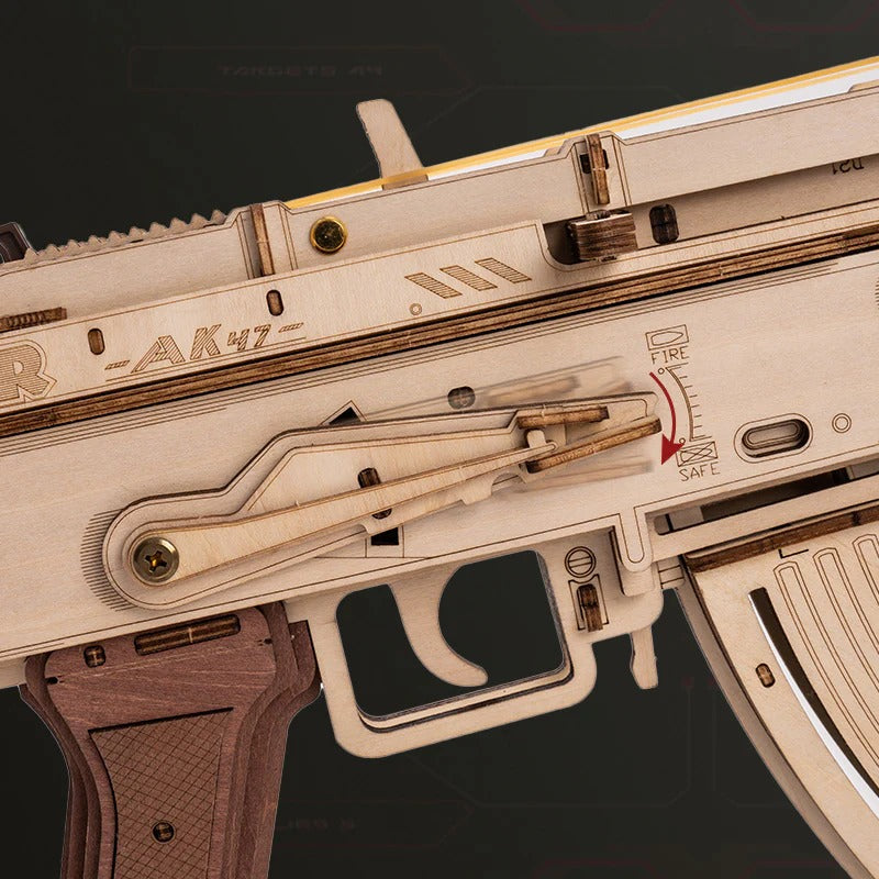 ROKR AK-47 Assault Rifle Toy Gun 3D Wooden Puzzle