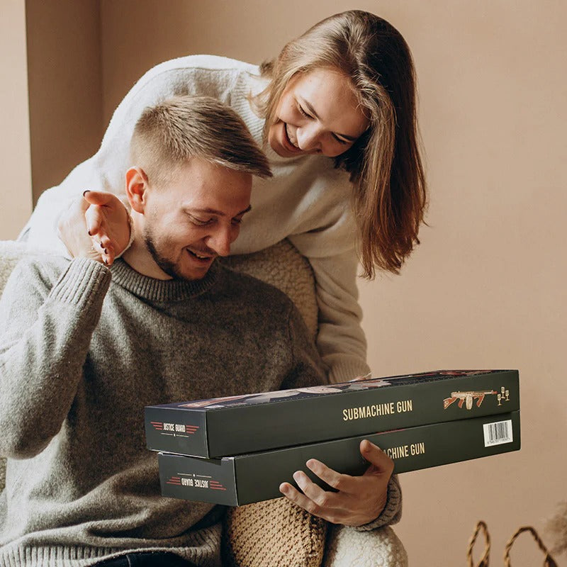 ROKR Thompson Submachine Toy Gun 3D Wooden Puzzle