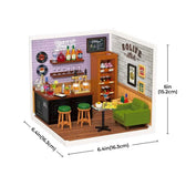 Pohodlně na zdraví Bar DIY Plastic Miniature House - Toys Quiz