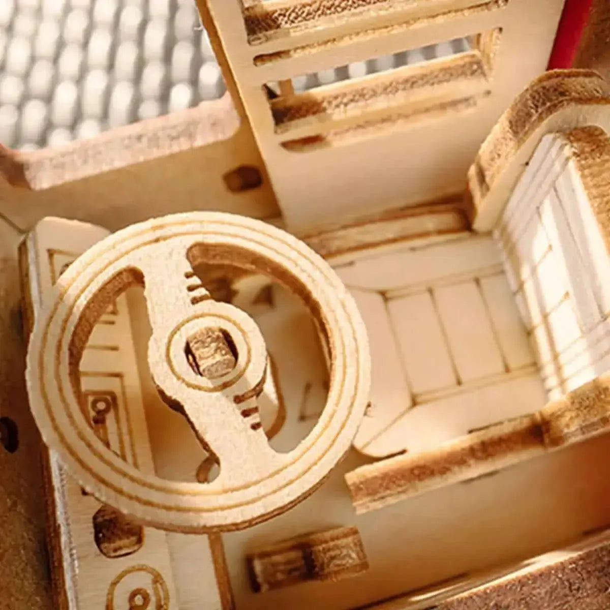 London Tour Bus 3D Wooden Puzzle - Toys Quiz