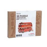 London Tour Bus 3D dřevěné puzzle - Toys Quiz