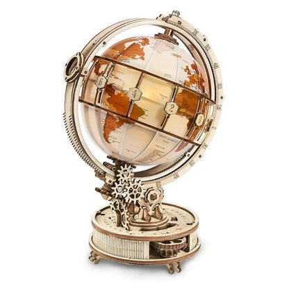 Luminous Globe 3D Wooden Puzzle - Toys Quiz