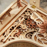 Magic Piano Mechanical Music Box 3D Wooden Puzzle - Toys Quiz