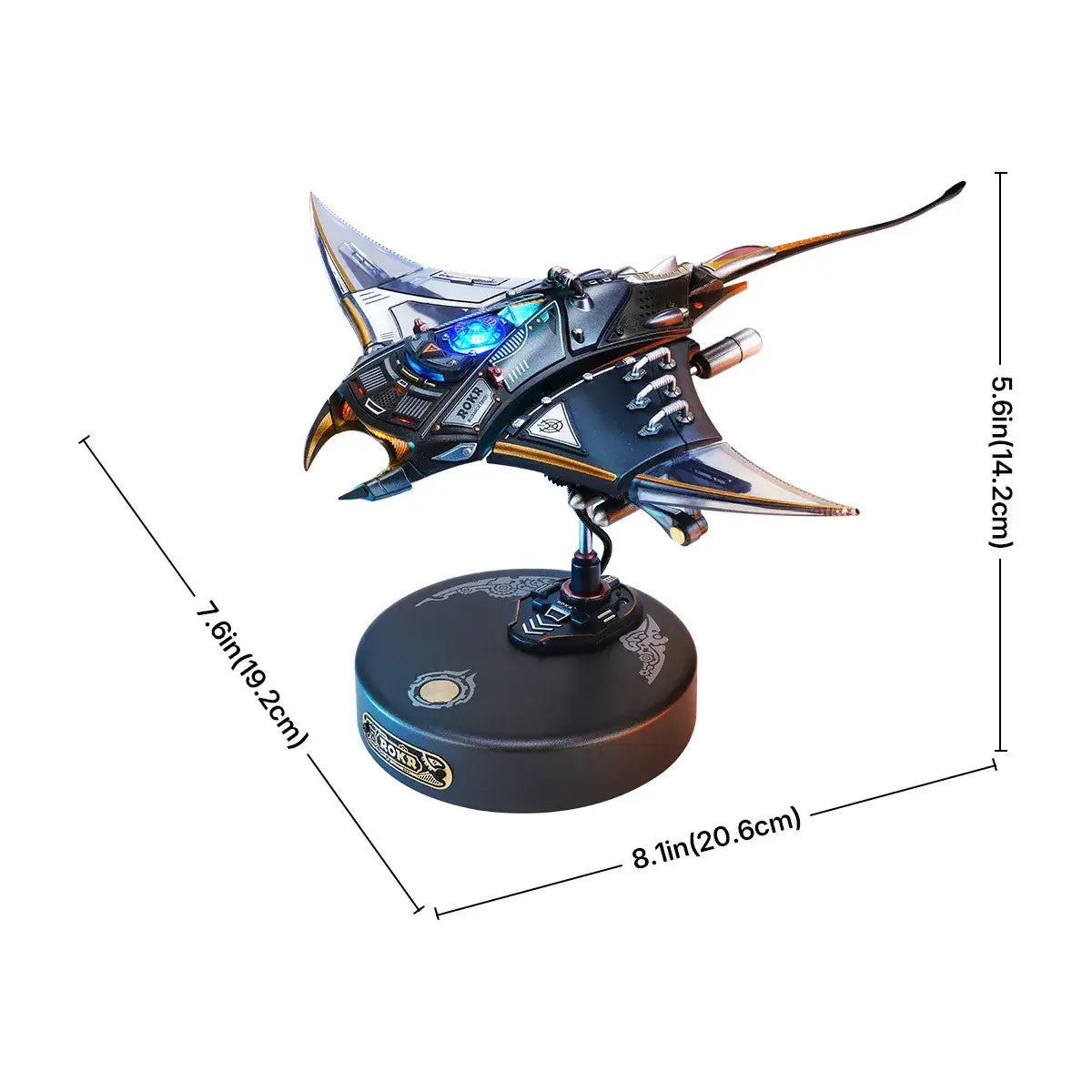 Manta Ray Mechanical 3D Puzzle Kit-Toys Quiz