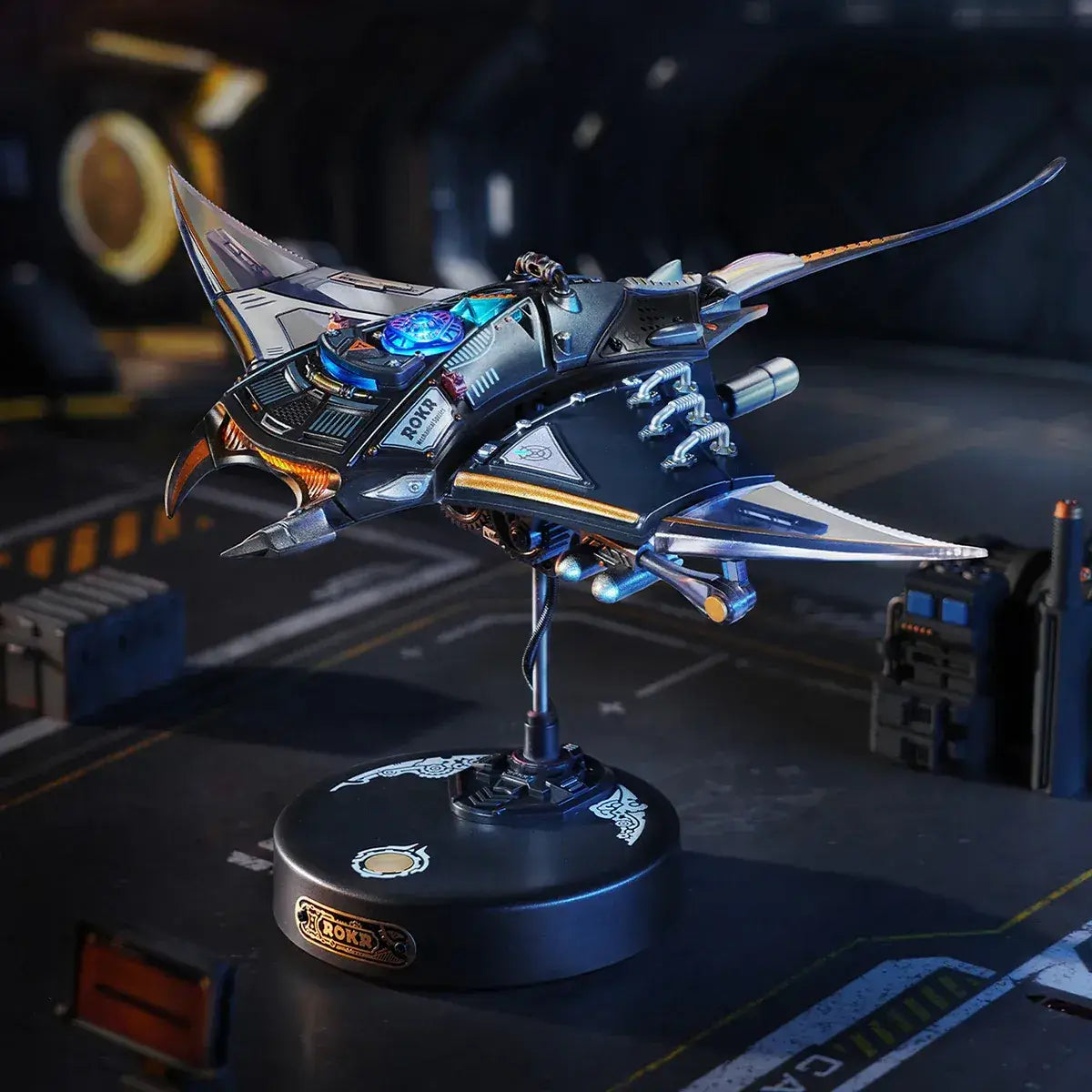 Manta Ray Mechanical 3D Puzzle Kit-Toys Quiz