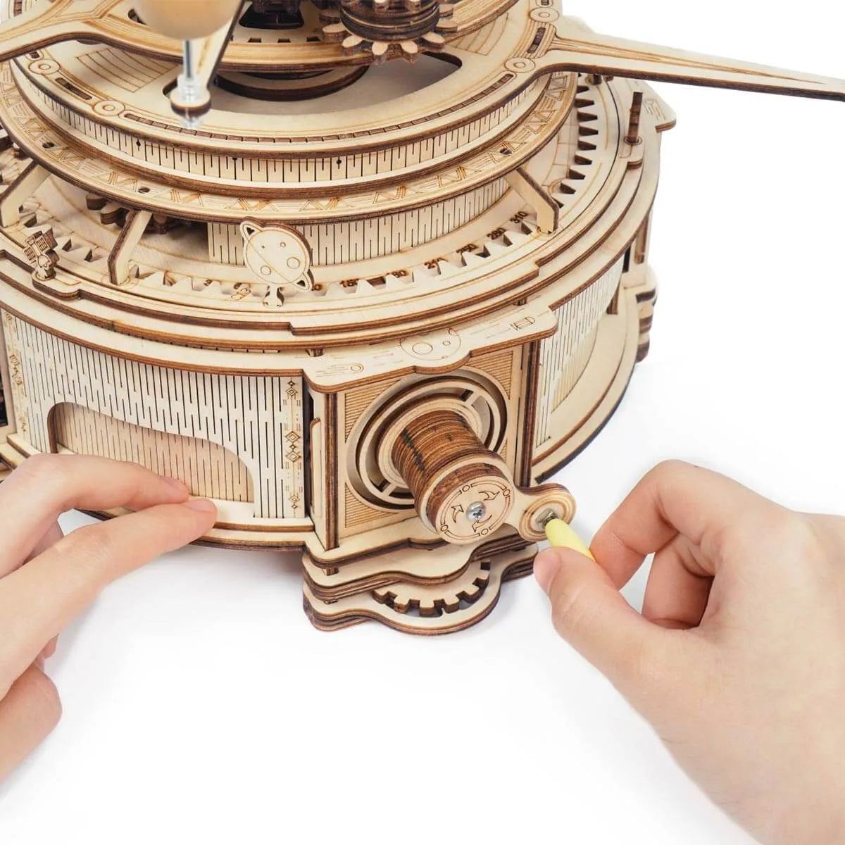 Mechanical Orrery 3D Wooden Puzzle - Toys Quiz