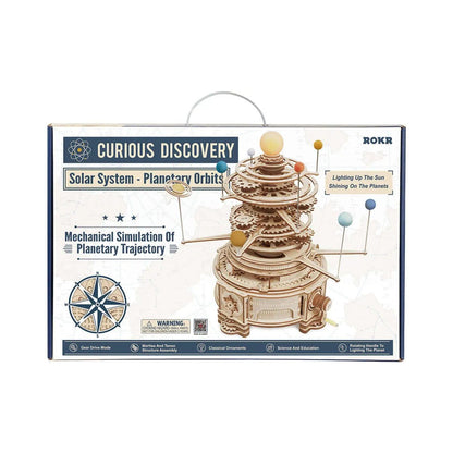 Mechanical Orrery 3D Wooden Puzzle - Toys Quiz