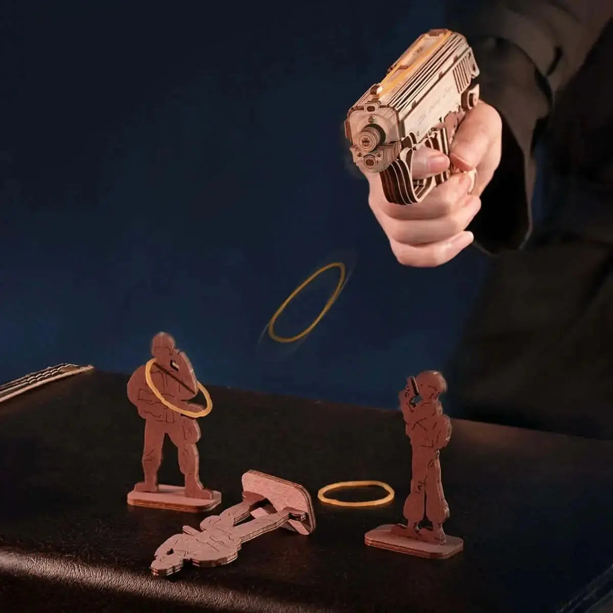 Step-by-step assembly of the Wooden Toy Gun Mini Gun kit - Toys Quiz