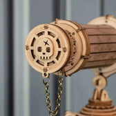 Monokulární teleskop 3D dřevěné puzzle - Toys Quiz