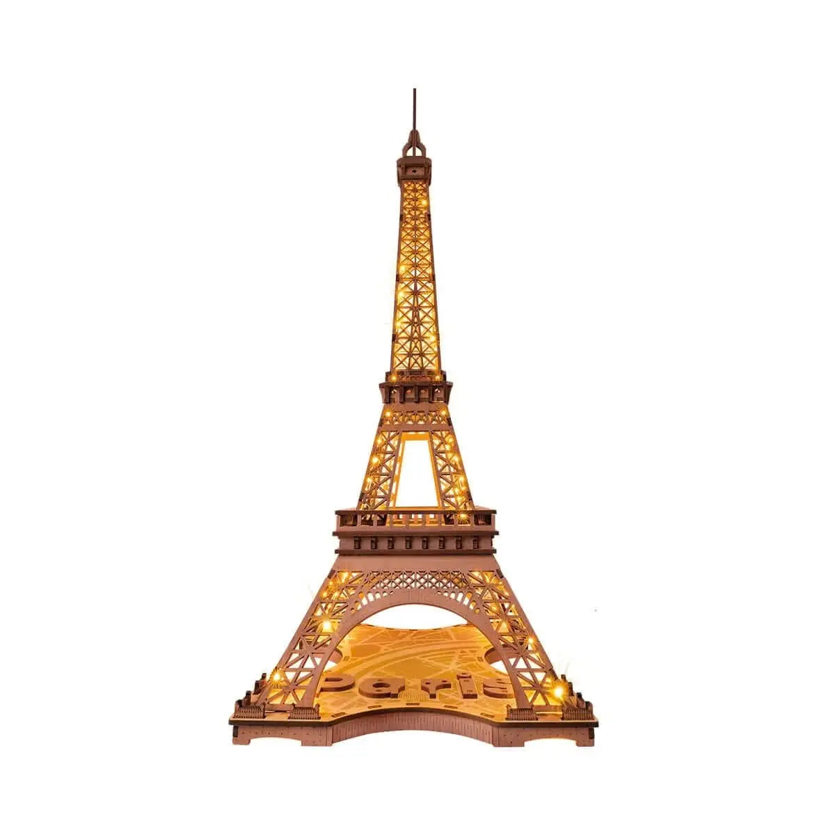 Night of the Eiffel Tower 3D Wooden Puzzle - Toys Quiz
