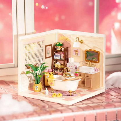 Pop Bubble Bathroom Plastic DIY Miniature House - Toys Quiz