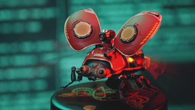 ROKR Scout Beetle MI02 motorized wing and detection-light demonstration