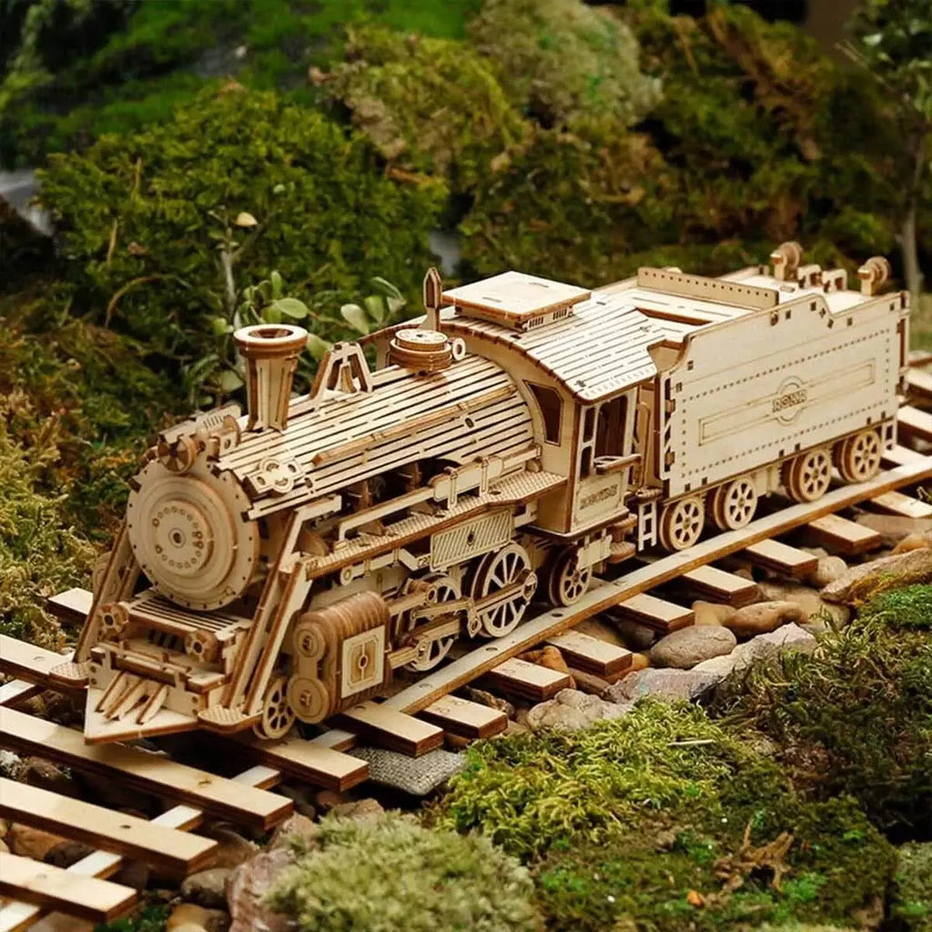 Prime Steam Express Train 3D Wooden Puzzle - Toys Quiz