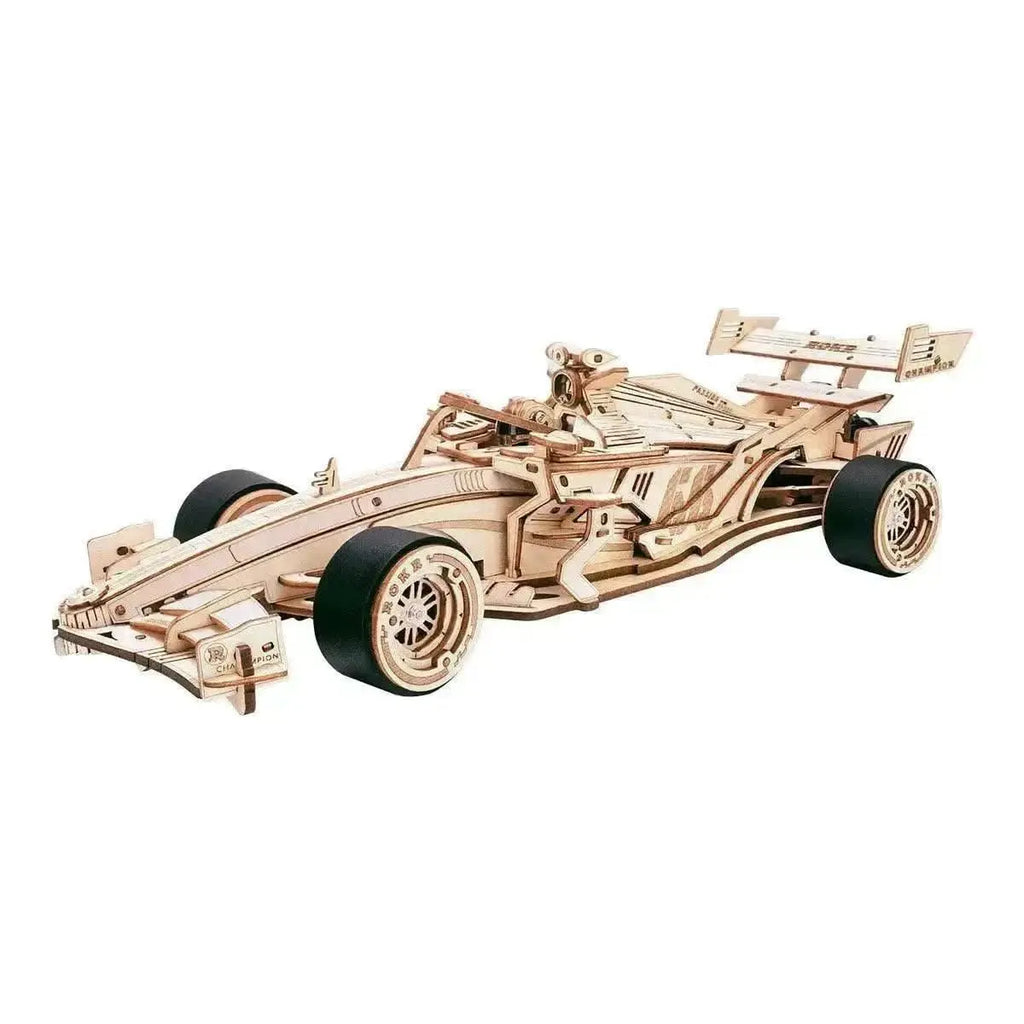 3D Wooden Puzzle – Racing Car DIY model kit - Toys Quiz