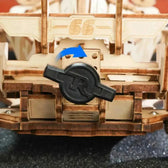 Mechanické závodní auto DIY 3D dřevěné puzzle pro sběratele - Toys Quiz