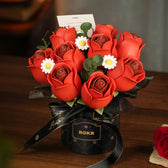 ROKR Red Rose Bouquet DIY 3D Puzzle ROKR