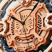 Romantická poznámka Nástěnné hodiny Mechanické převodovky 3D dřevěné puzzle - Toys Quiz