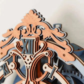 Romantická poznámka Nástěnné hodiny Mechanické převodovky 3D dřevěné puzzle - Toys Quiz