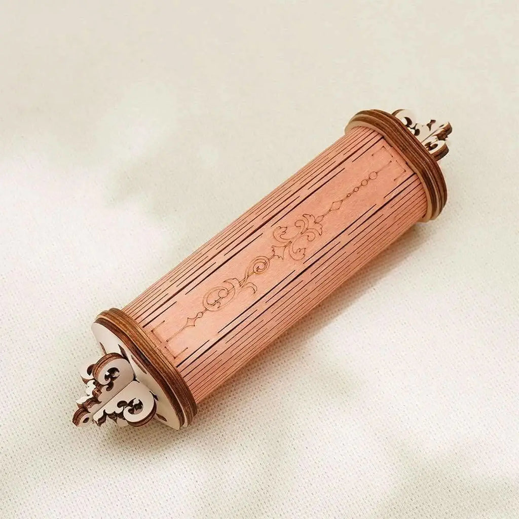 Romantic Note Wall Clock Mechanical Gear 3D Wooden Puzzle - Toys Quiz