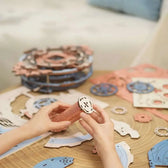 Romantická poznámka Nástěnné hodiny Mechanické převodovky 3D dřevěné puzzle - Toys Quiz