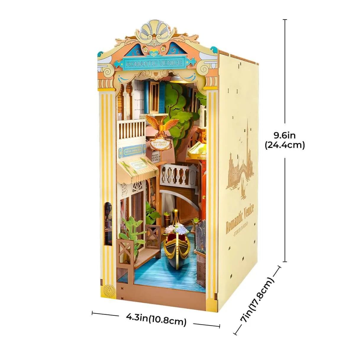 Romantic Venice DIY Book Nook Shelf Insert Kit - Toys Quiz