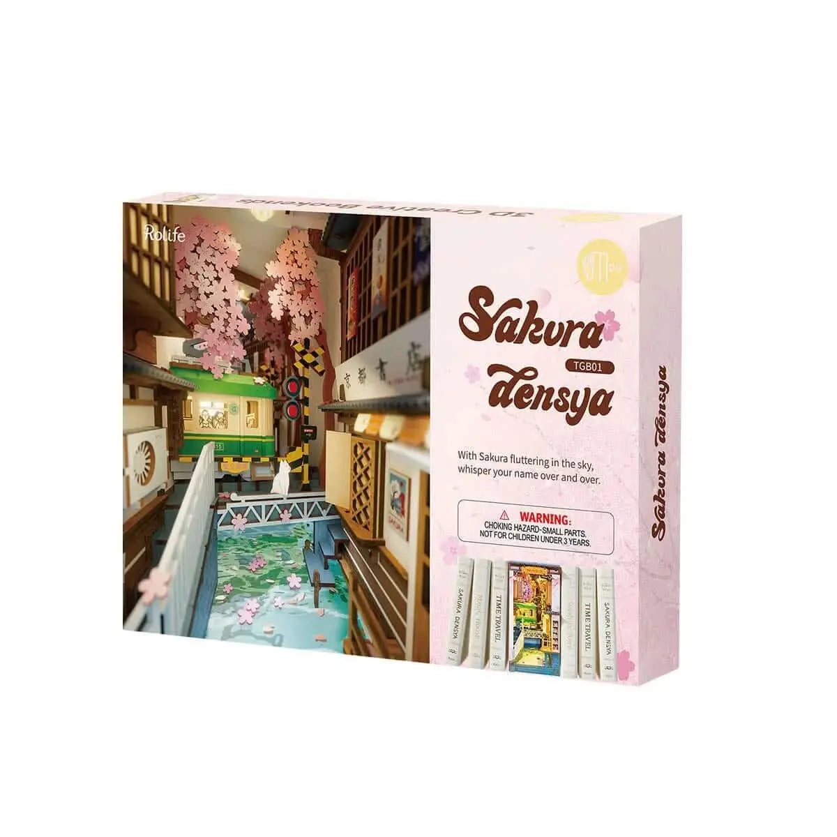 Sakura Densya DIY Book Nook Shelf Insert Kit - Toys Quiz