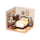 DIY miniaturní domeček kit - Sweet Dream Ložnice model s nábytkem