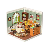 DIY Miniature House Kit – Sweet Sips Tea model with cozy furniture - Toys Quiz